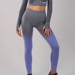 Gymshark purple ombré leggings